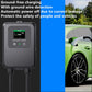 Elenxs 7KW 32A EV Wallbox Home Charger with LCD Screen & Type 2 Cable (5M)