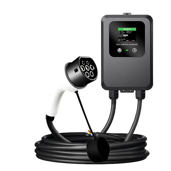 BoFaCarry 7KW 32A EV Wallbox Charger with LCD Screen & Type 2 Cable (5M)