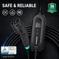 EVSELink 3.5KW 16A Type 2 Portable EV Charger with LCD Screen (5M Cable)