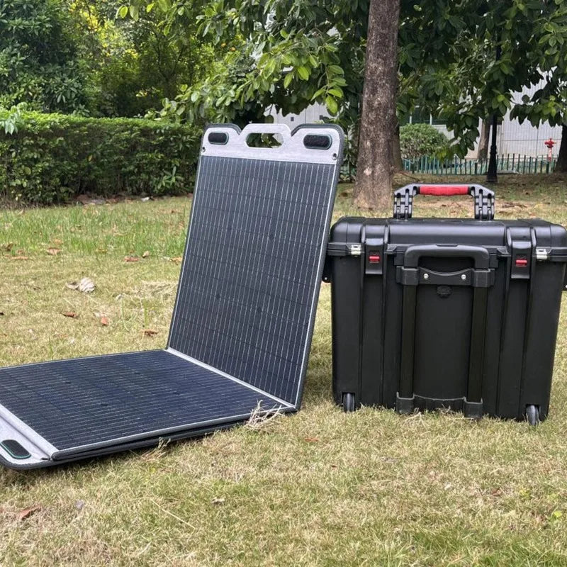 4000W Portable EV Charger with LiFePO4 Battery & Solar Input (AC/DC)