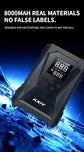 XMSJ Portable Car Jump Starter & EV Power Bank (6000–10000mAh, 1000A Peak)