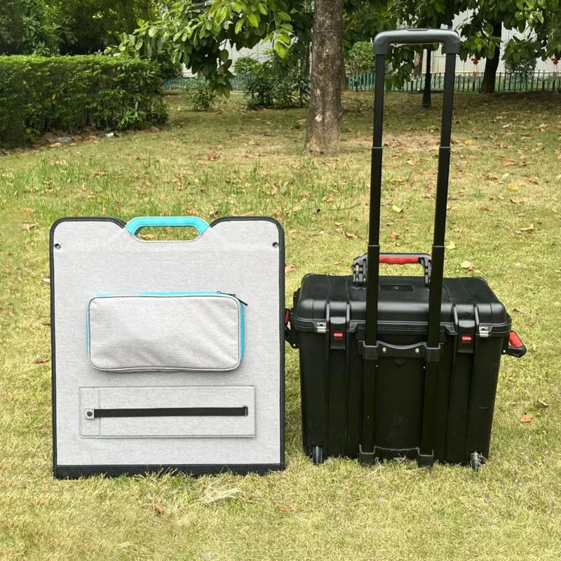 4000W Portable EV Charger with LiFePO4 Battery & Solar Input (AC/DC)