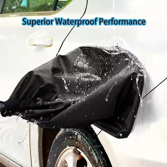 Magnetic EV Charger Port Cover - Durable, Weatherproof, UV & Snow Resistant, Heat Insulating for Electric Vehicles